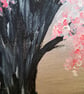 Original Acrylic Painting - Abstract Art – Home Decor - "Japanese Cherry" - Image 3