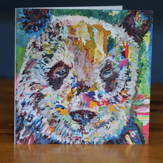 Panda Love card  - Biggest Love in the World.