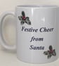 Festive Cheer & Father Christmas - 11oz Ceramic Mug for the Festive Season - Image 3