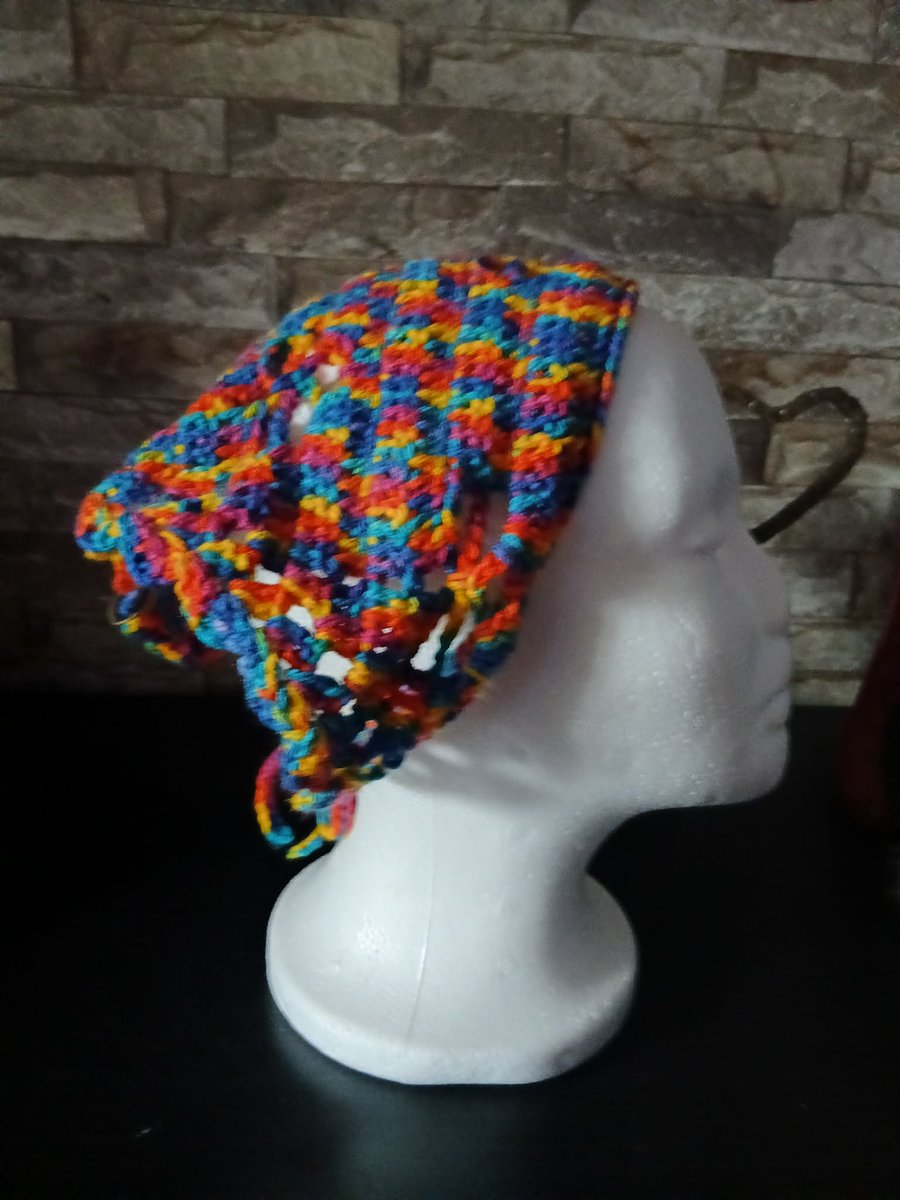 Crochet Dragonfly Bandana - Rainbow 1