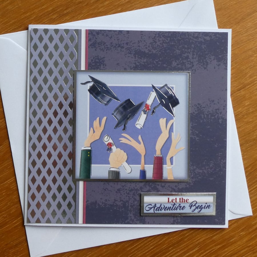 Graduation Card - Let the Adventure Begin