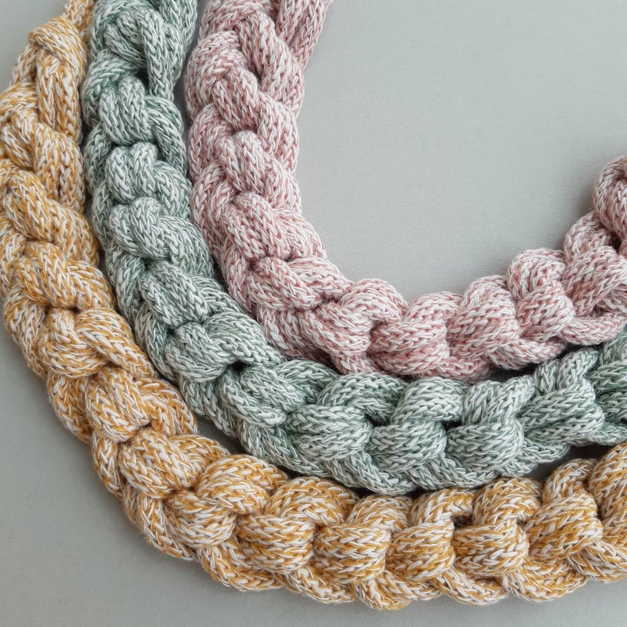 Macrame Loopy Necklace Kit and Tutorial Video