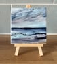 'Calm After the Storm' Ceramic Tile with Wooden Easel
