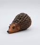 Cute Hedgehog Clay Figurine – Woodland Animal Home Decor - Image 3