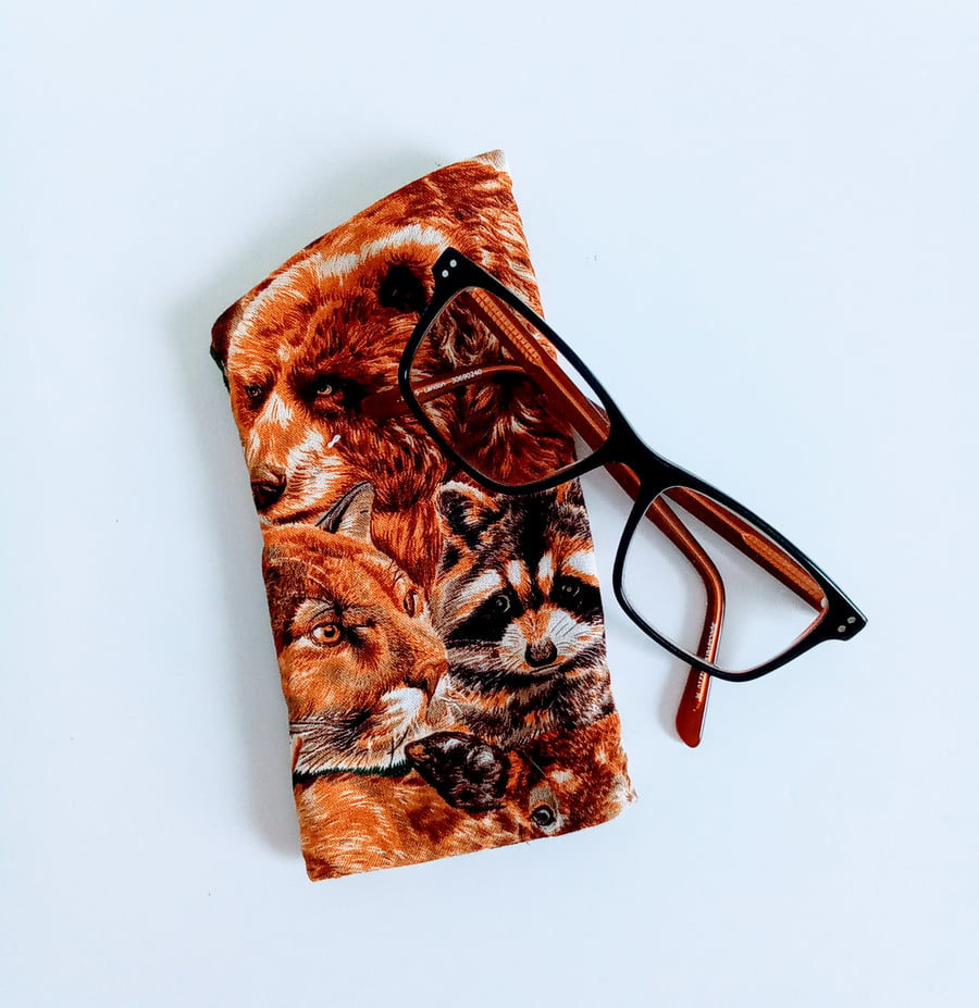 Fabric glasses case, sunglasses case, glasses case, 