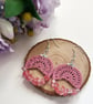 Micro Crochet Gemstone Statement Earrings - Image 8