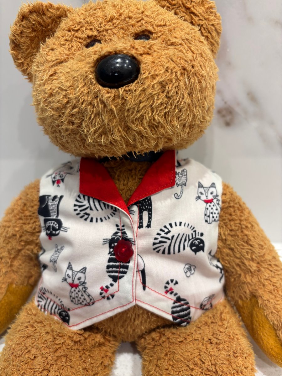 Cats Teddy Waistcoat