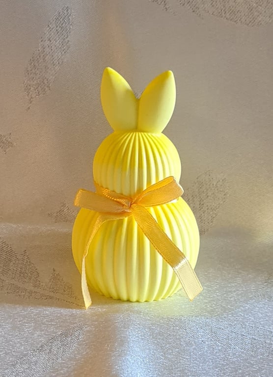 Little Yellow Spring Bunny Ornament  - Casting Plaster 