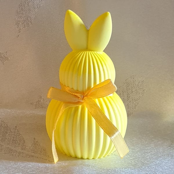 Little Yellow Spring Bunny Ornament  - Casting Plaster 