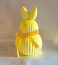 Little Yellow Spring Bunny Ornament  - Casting Plaster  - Image 1