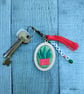 Plant Keyring or Bag Charm