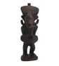 Chokwe figurine, 3d printed African statue, wood effect, Chibinda Ilunga figure,