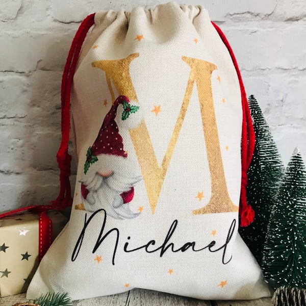 Christmas sack, santa sack, personalised christmas sack, christmas bag, personal