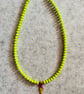 Green beaded neckalce