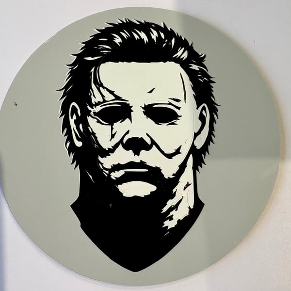 Michael Myers Horror Coaster   Halloween Inspired Drinks Coaster. Handmade Gift