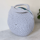 Handmade Circular Bag with Emma Shipley lining