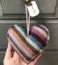 Merino Lambswool lavender filled heart - Image 3