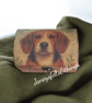 Decoupaged Beagle trinket chest