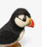 Needle felted mini puffin model, woollen sculpture - Folksy