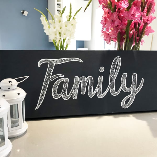 Personalised Family Canvas