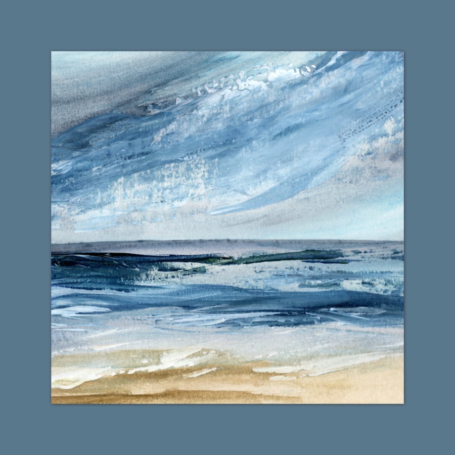 Summer Seconds 12 x 12" Sample Seascape Print 254