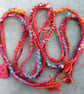 Arty Dreads for Long Hair (mainly pinks with a mini granny square) - Image 3