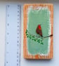 Handmade Sea Glass Robin Rustic Wall Art, Natural Décor, One-off Keepsake - Image 8