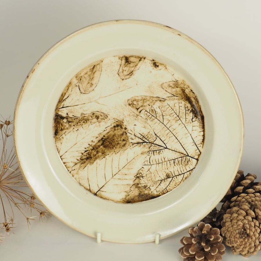 Leaf Textured Plate