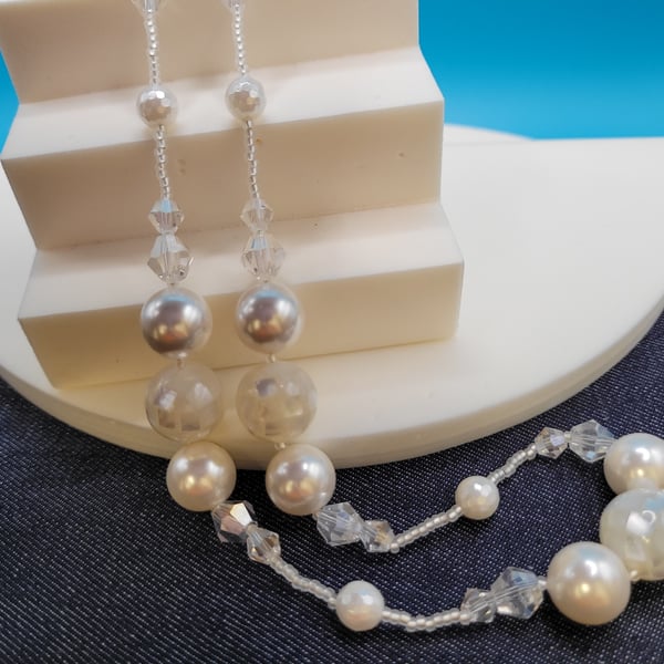 Sterling silver shell pearl Necklace