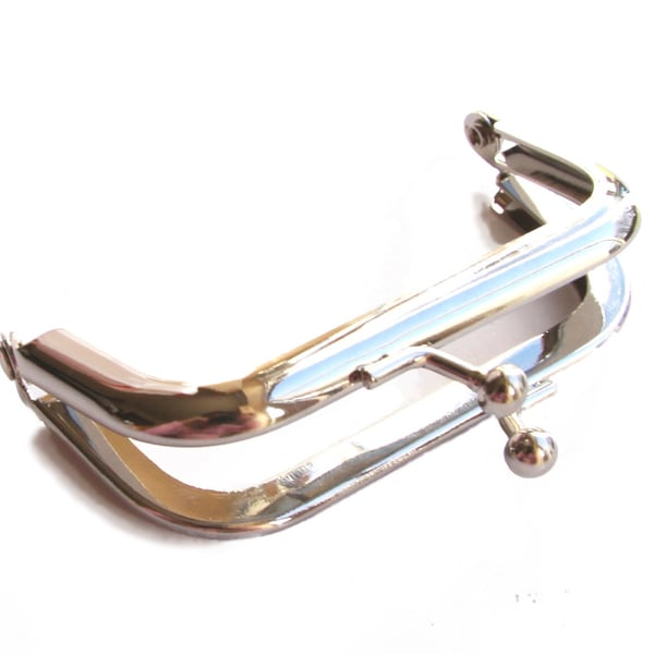 10 Coin Purse Frames - silver colour