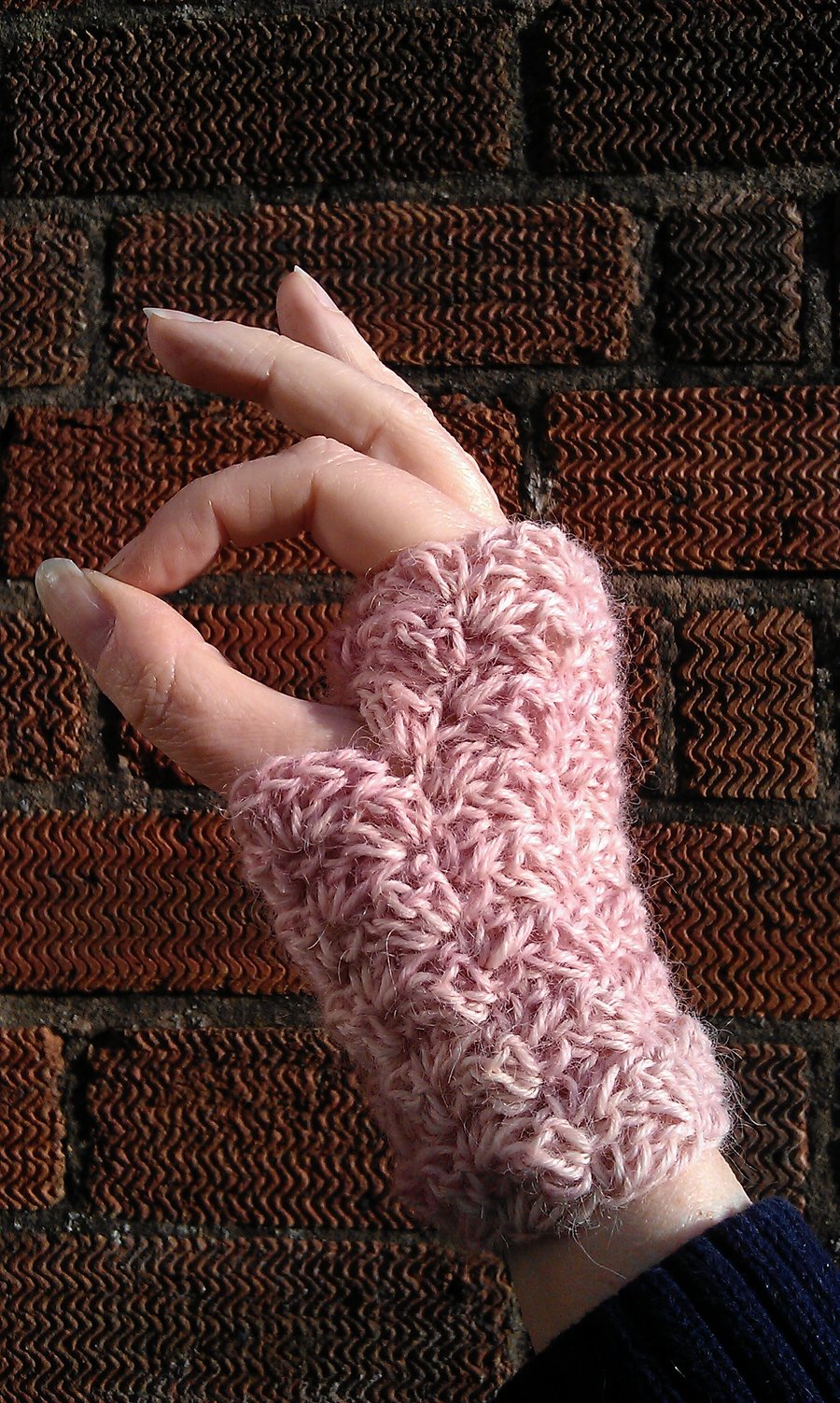 Dusky Pink Wristwarmers