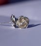 Silver Rose Earrings: Handmade with Sterling Silver - Image 9