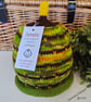 SALE  Designer Hand Knitted Rolled Edge Beanie Hat 2 - 3 years size - Image 1