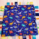 Dinosaur taggy blanket 