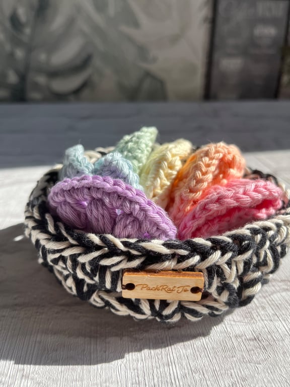 Basket of Face-Scrubbies