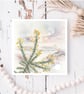 Coastal Flora watercolour print 6x6 Cards with Envelopes - Image 6