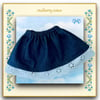 Doll’s Denim Skirt with Broderie Anglais Trim