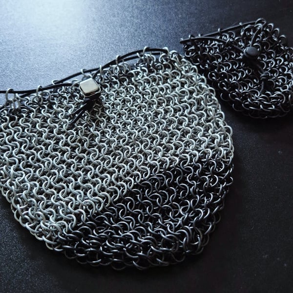 XL Chainmaille Dice & Coin Pouch