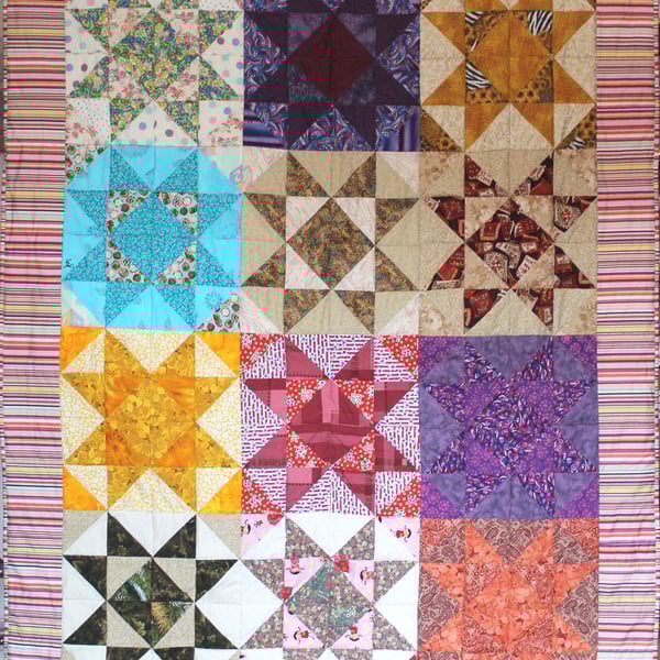 A Single bed quilt