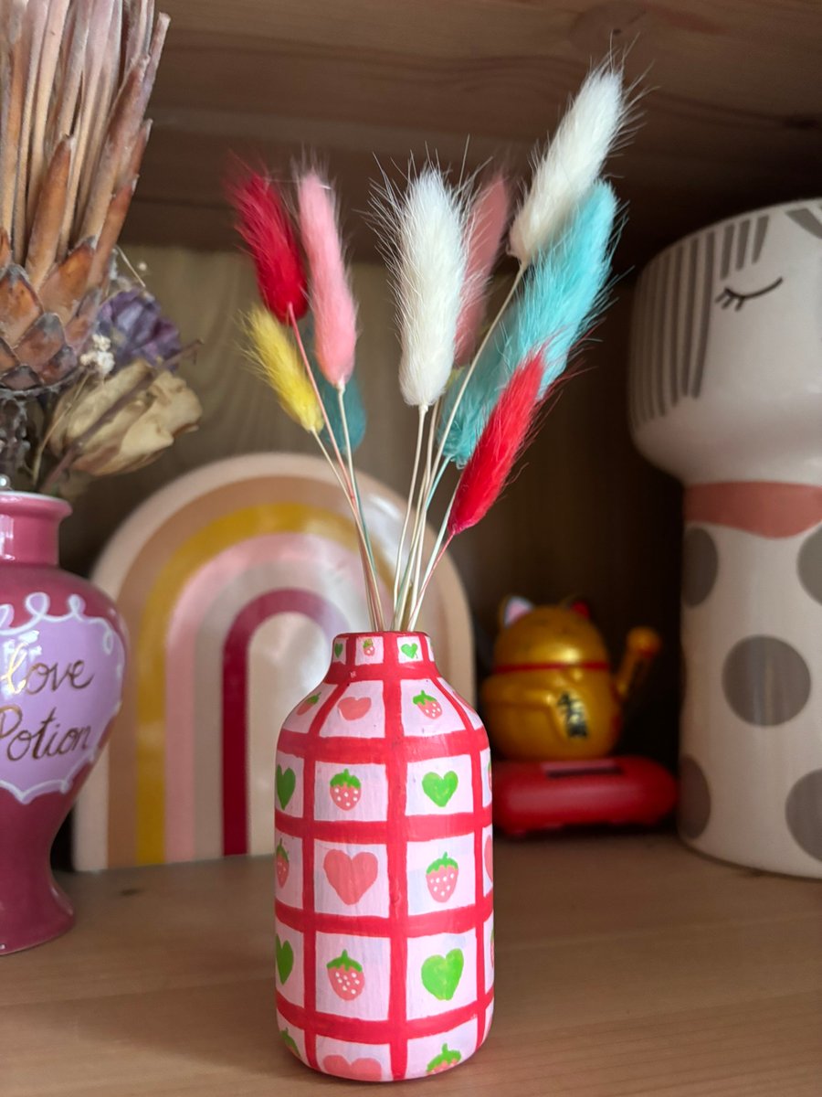 Small Hand Painted Vase