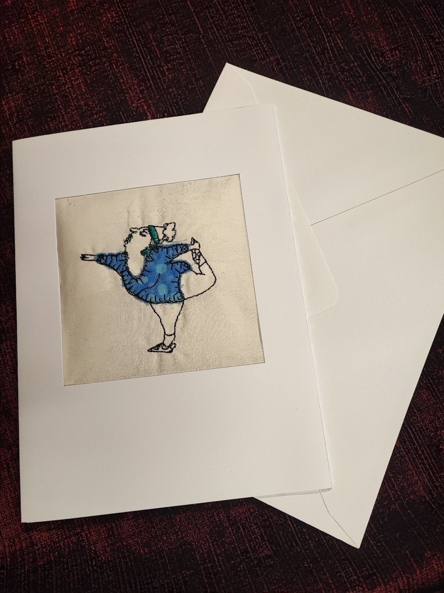 Card with Embroidery