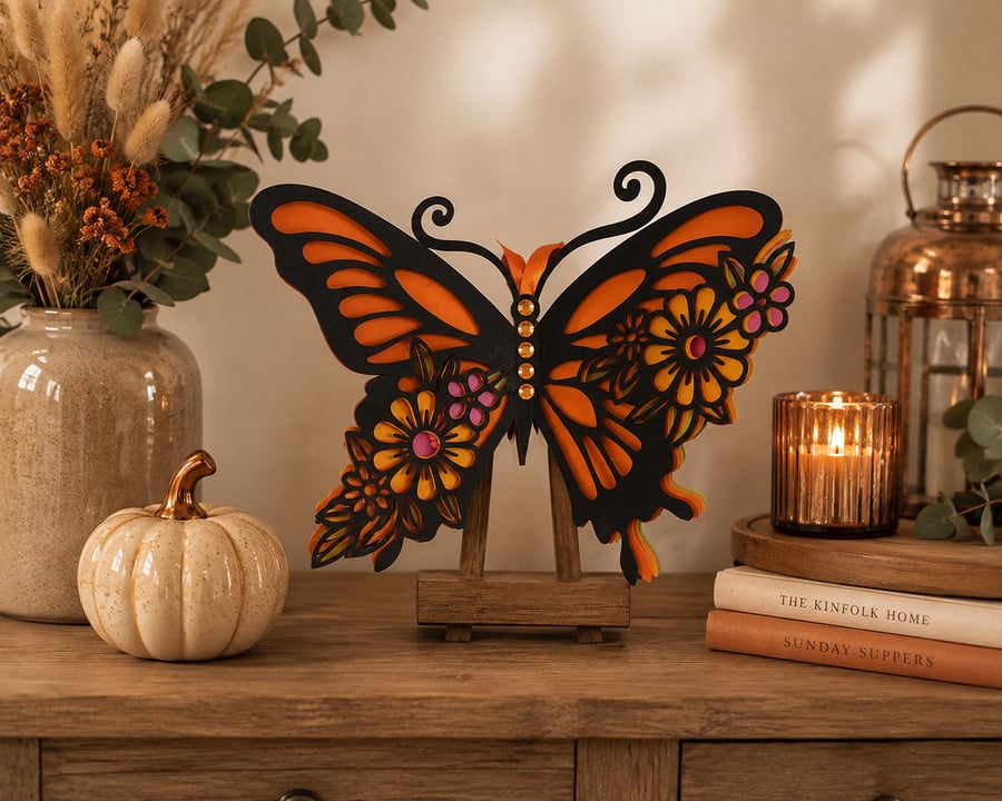 Stunning Layered Butterfly Decoration Wall Hanging.