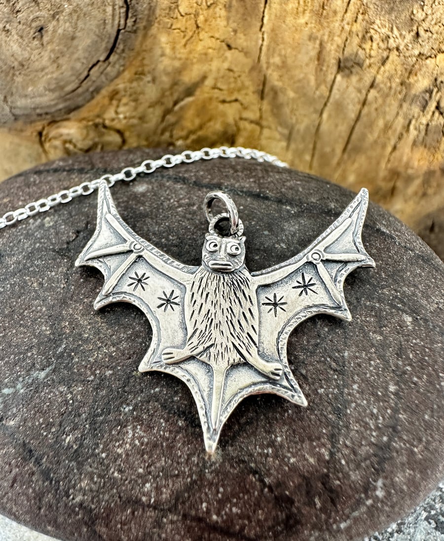 Medieval Bat Pendant
