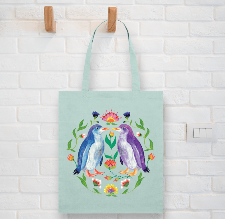 Penguin Tote Bag