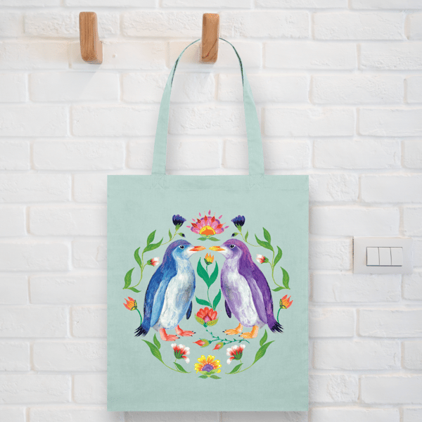 Penguin Tote Bag