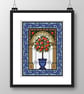 173 -  Cross stitch pattern Orange Fruit Tree Traditional Spanish botannical - Image 3