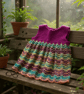 Sweet Pinafore baby knitting pattern  - Image 1