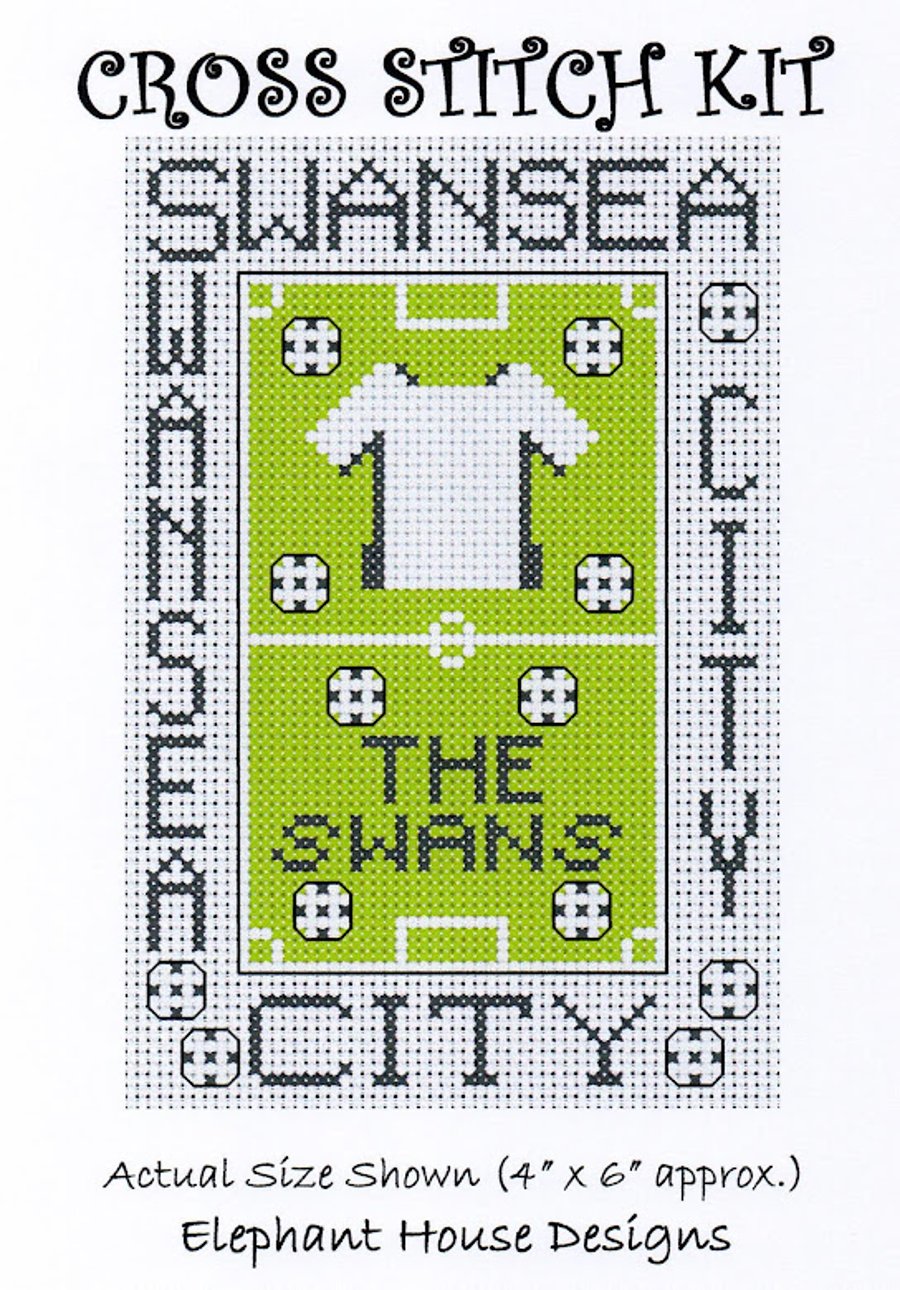 Swansea Cross Stitch Kit Size 4" x 6"  Full Kit