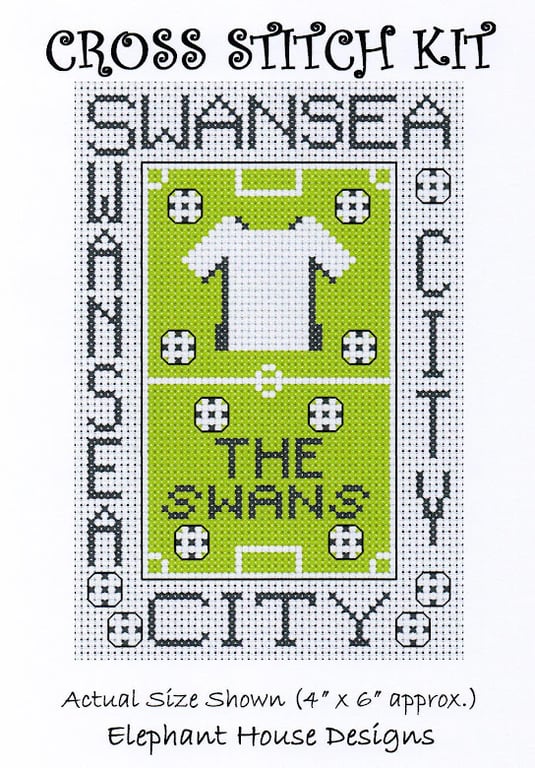 Swansea Cross Stitch Kit Size 4" x 6"  Full Kit