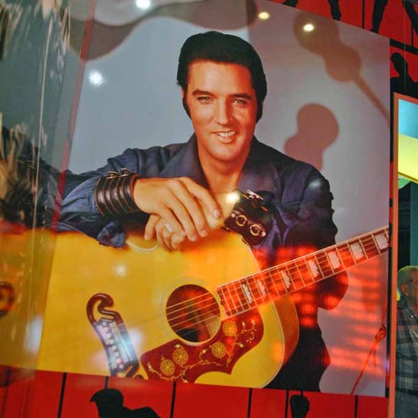 Elvis Presley Graceland Exhibition London Photograph Print